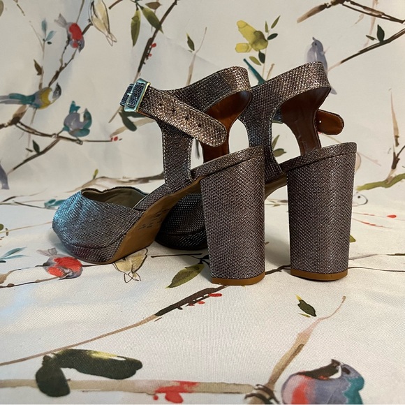 Glittery platform Sandals made in Brazil - Picture 10 of 11